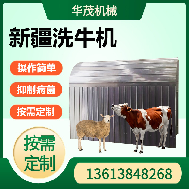 箱式喷淋药水洗牛机 牛羊药浴清洗房 快速杀菌消毒洗牛设备 支持定制
