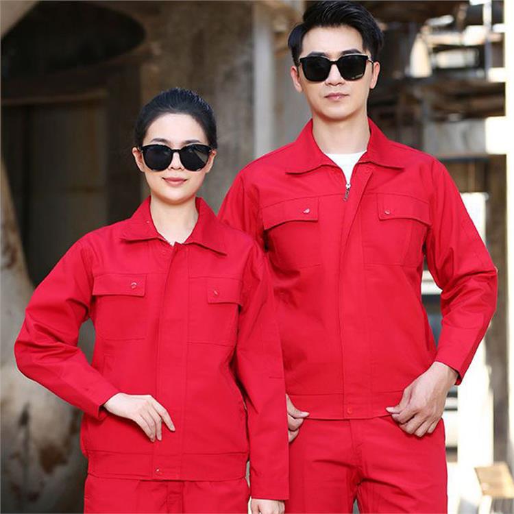 珀尔雅 春秋装工厂服 装修施工服 物业工装 批发定制劳保工作服厂家