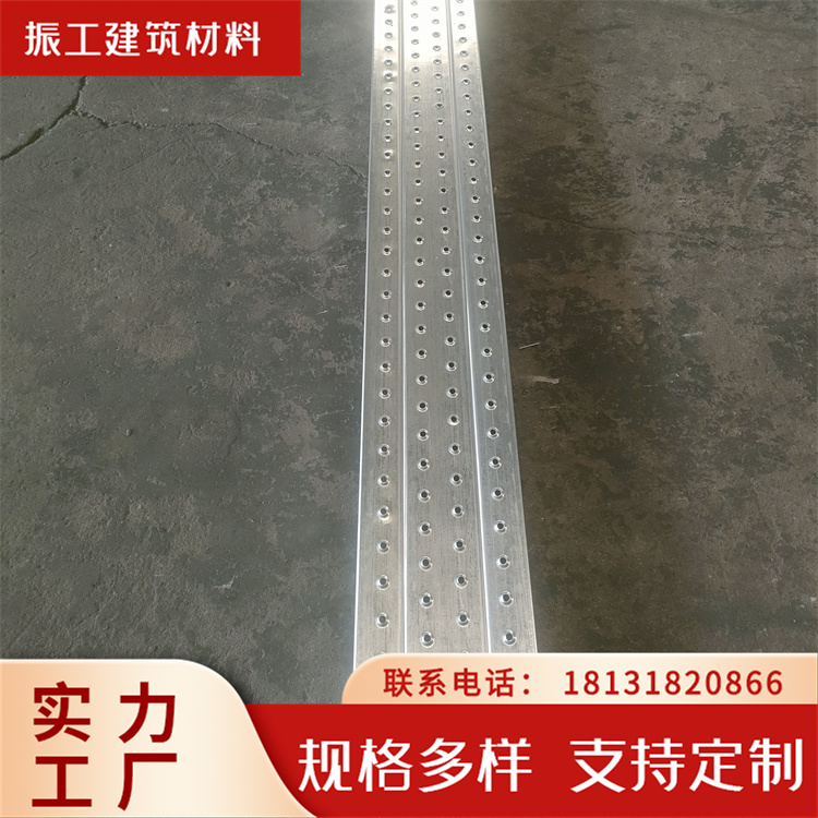 防滑冲孔钢跳板 铺设热镀锌 压型走道板 严谨工艺 振工