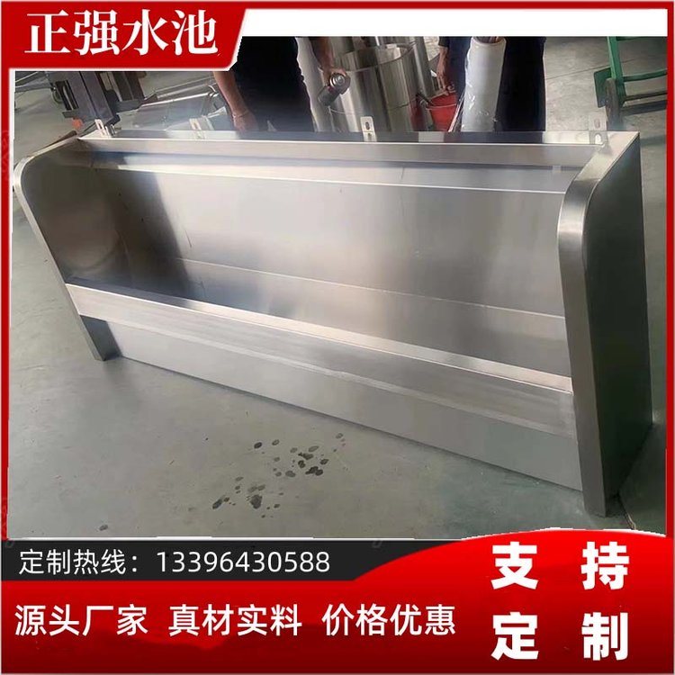 脚踏式不锈钢小便槽 学校商场立式尿斗火车站公厕小便池定制