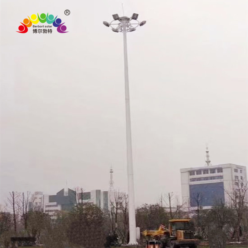 河 南升降式高杆灯 广场LED投光灯球场灯路灯杆厂家批发博尔勃特