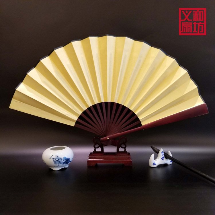 批发10寸8寸空白折扇扇子中国风纯手工打造 高端品质