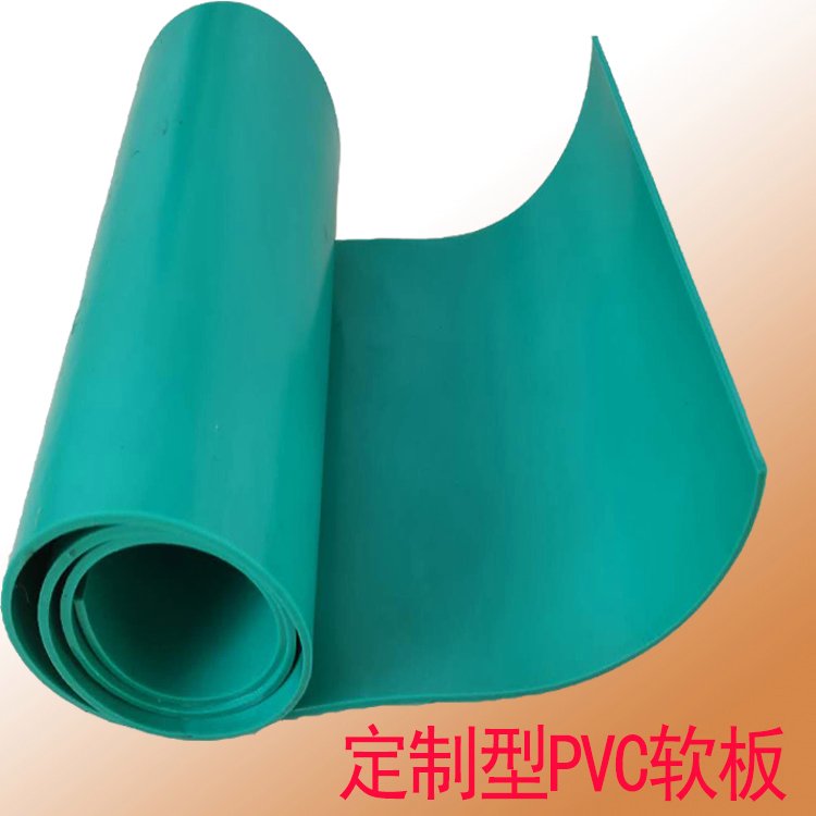 生产厂家砖厂脱硫池绿色3mm聚氯乙烯板卷 耐酸碱污水循环池pvc软板