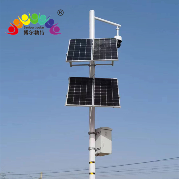 博尔勃特水位监测风光互补光伏发电系统 河道太阳能监控供电系统