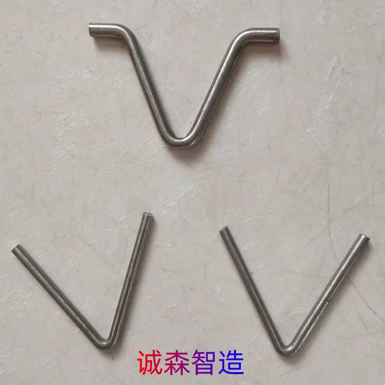 V型锚固钉 碳钢 不锈钢圆棒折弯 窑炉抓钉 钯钉来图定制