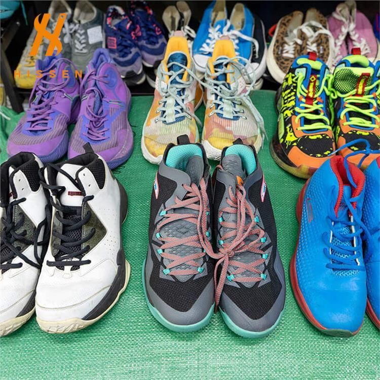 旧鞋品牌鞋高帮篮球鞋低价外贸直销欧洲2nd hand branded shoes