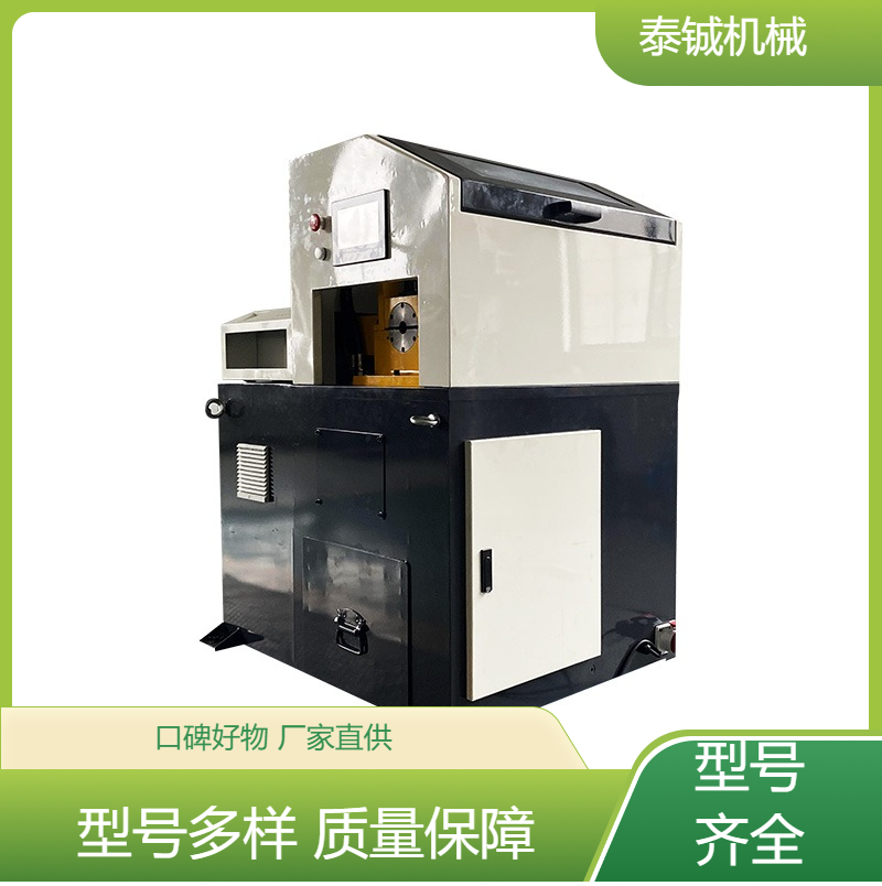 泰铖机械端面加工全自动倒角机实心棒圆管铝管伺服倒 角坡口机