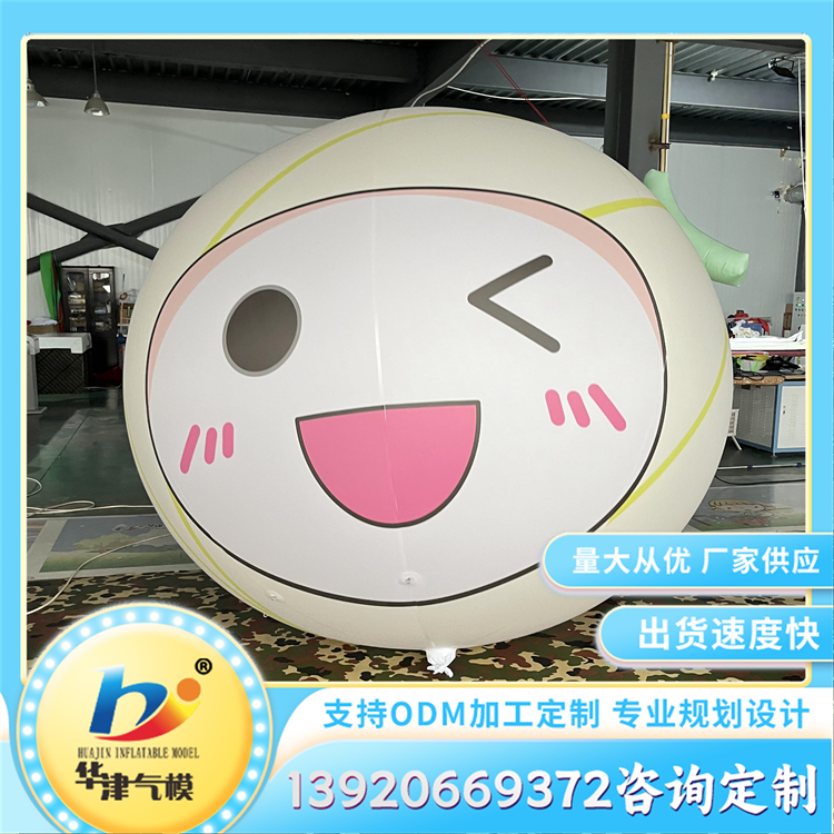 华津气模定做pvc1.5米到6米造型气球 彩色喷绘球