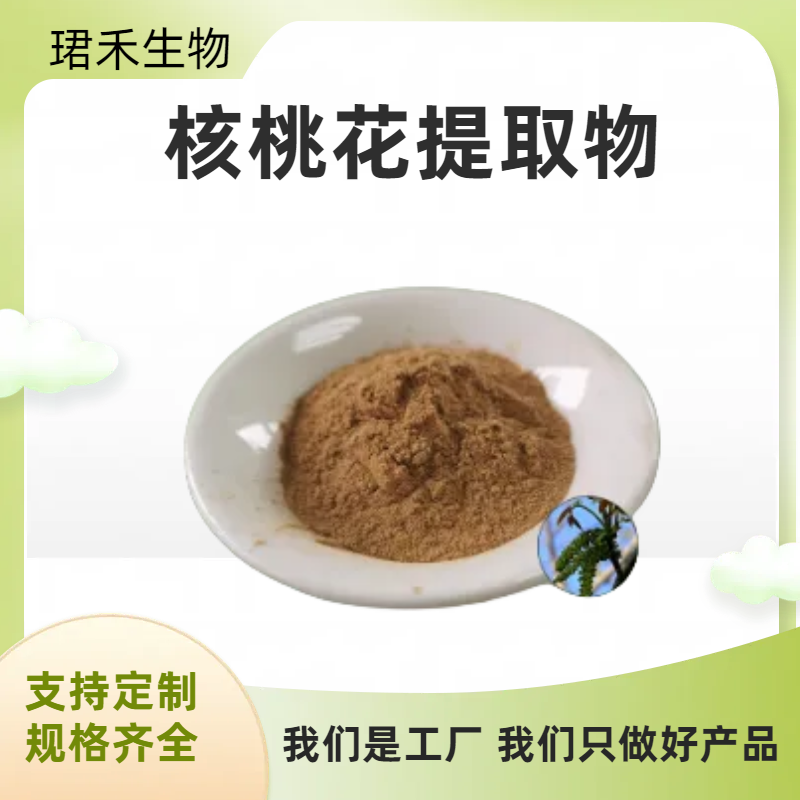 核桃花提取物 水溶性核桃花粉 植物原料萃取 多规格可定制 食品级