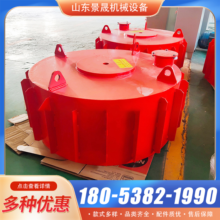 RCDB传送带除铁设备强磁除铁机圆形电磁吸盘吸铁石 景晟