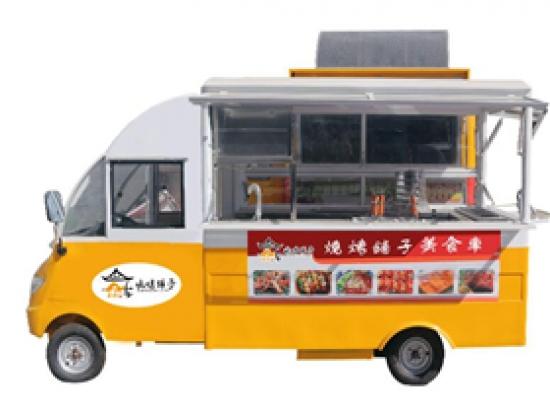 烧烤铺子小吃车