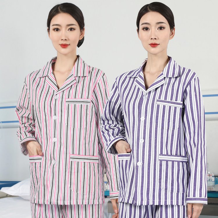 病号服冬季纯棉病服套装 精神医院住院服长袖病人服 美斯尼