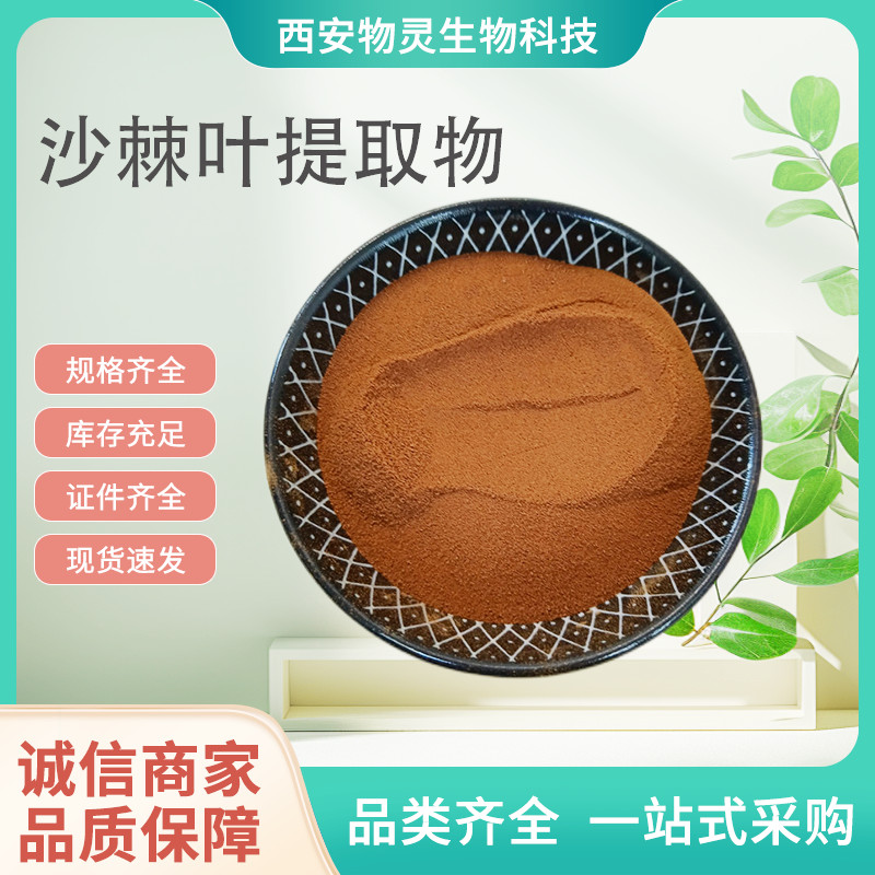 沙棘叶提取物 10:1水溶浓缩粉 沙棘叶粉 植物原料 TLC检测