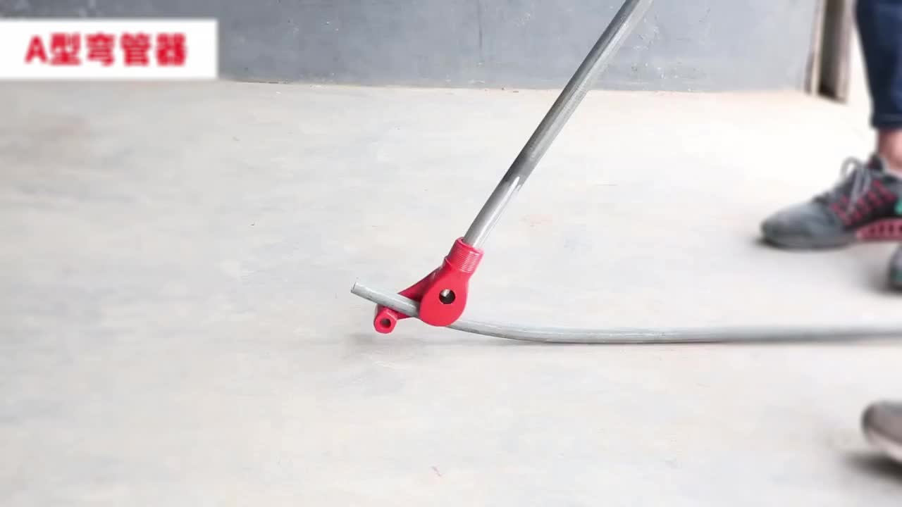 促销加重型手动水管弯管器镀锌管钢管铜管折弯工具穿线管折弯机