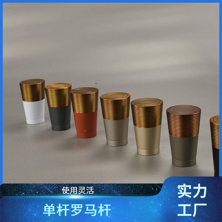 骏派咖啡厅罗马杆窗帘杆配件铁艺金属售后完善