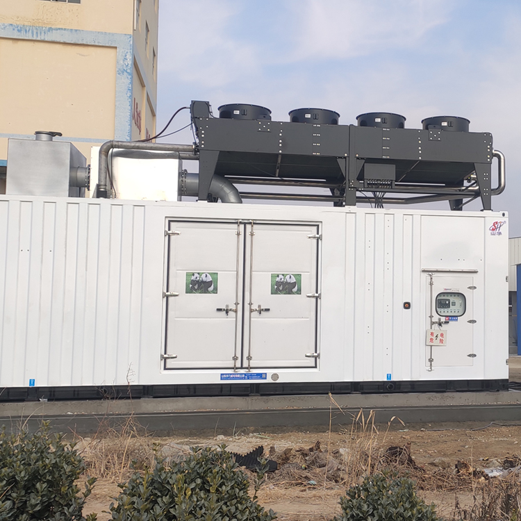 高原矿区主用电源设备 集装箱式2200KW高压柴油发电机组