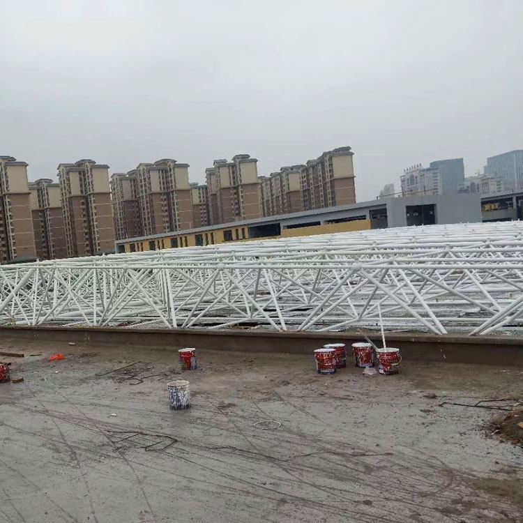 不锈钢球形网架加工 管桁架 钢管架 加油站顶棚 鑫梦园