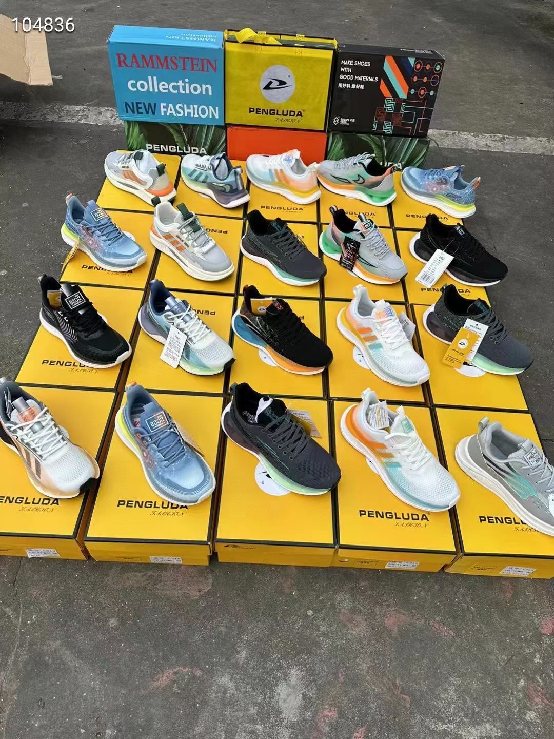 堆堆鞋批发摆地摊断码鞋一手货源外贸尾单品牌运动鞋真皮乐福鞋女
