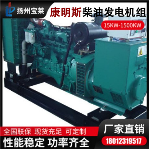 康明斯75KW-300KW柴油发电机组 全铜无刷发电机 宝莱机电工厂现货