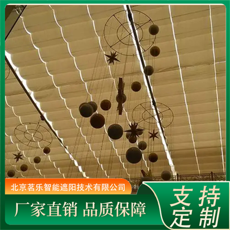 电动卷帘 折叠窗帘的款式多样可根据喜好选择 茗乐