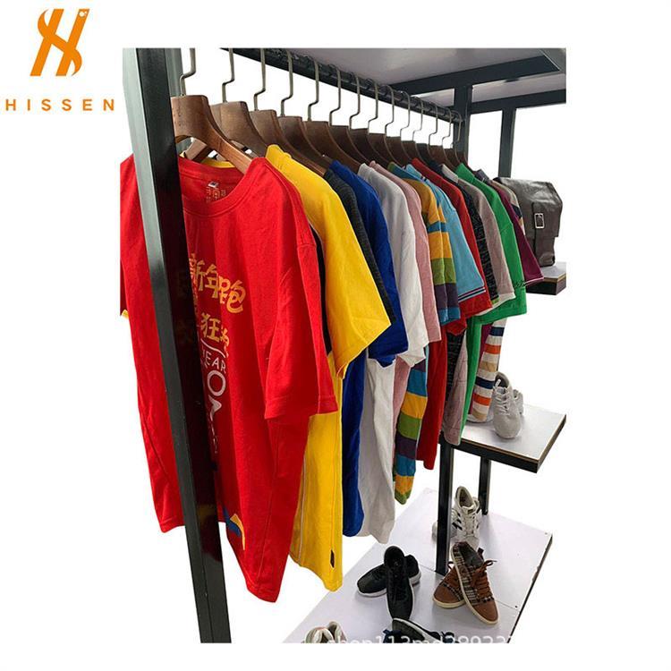 Hissen旧衣服二手男士短袖usedT-shirts外贸出口低价跨境直销