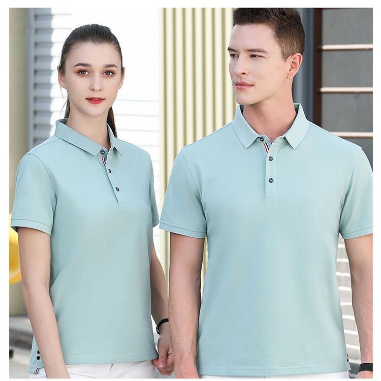 工作服定制t恤短袖polo衫订制纯棉工衣团体服