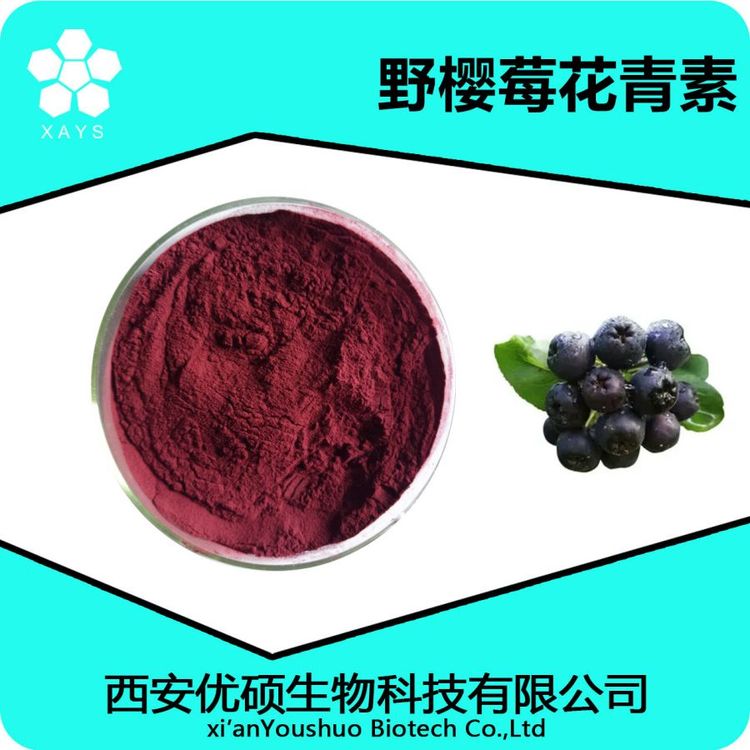 野樱莓花青素25% 水溶性植物花青苷 食品级 资质齐全优硕生物含运
