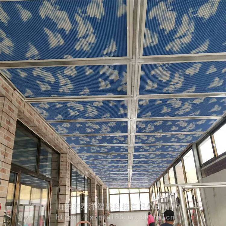遮阳帘 阳光房遮阳棚 电动蜂巢帘测量 定做 安装厂家 鑫泰洋
