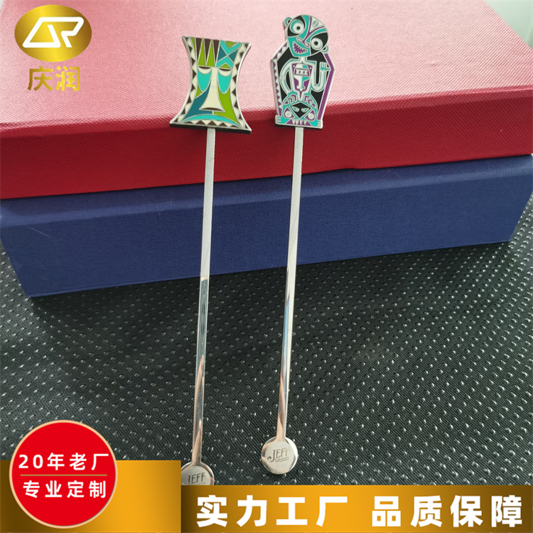 心形咖啡搅拌棒 果汁牛奶引流调酒棒 耐磨耐高温
