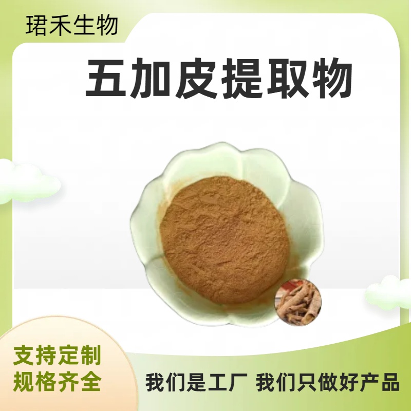 五加皮提取物 水溶性好 五加皮浓缩浸膏粉 可定制规格
