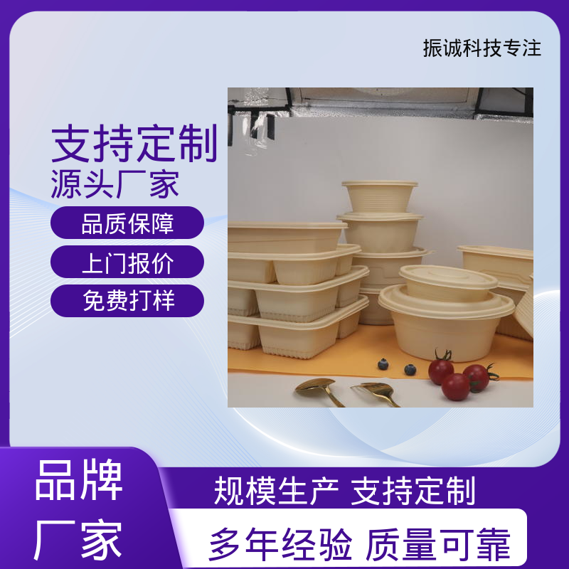 可冷藏 餐厅餐馆都能用 一次性打包盒 带盖 振诚科技