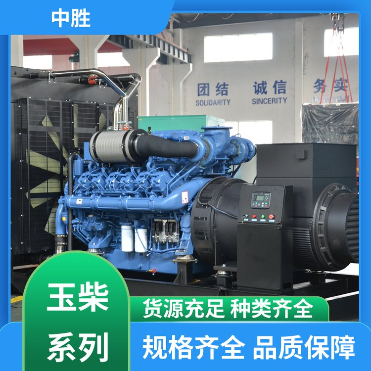 中胜发电设备 350KW玉柴柴油发电机 工厂工地小区备用发电
