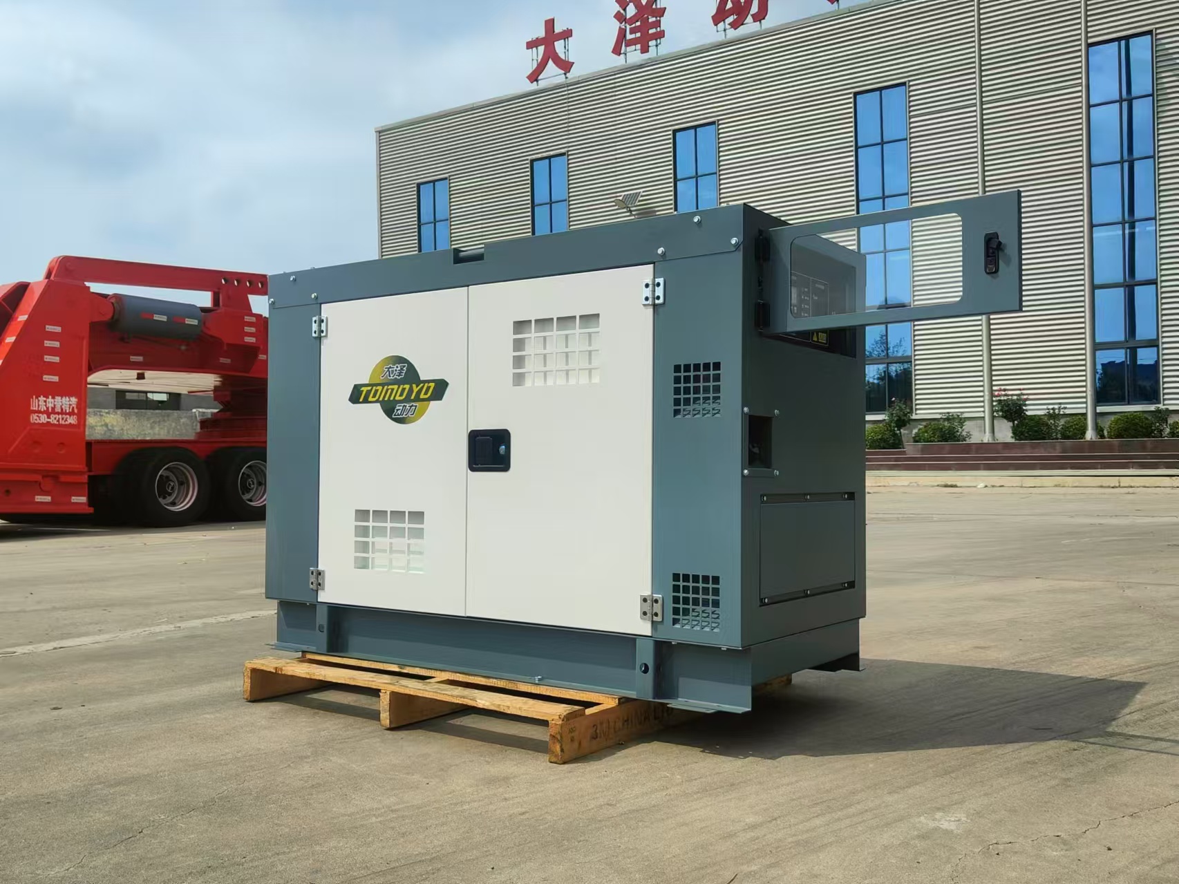50kw静音柴油发电机组三相四线车载式 大泽动力TO52000ET 四缸水冷