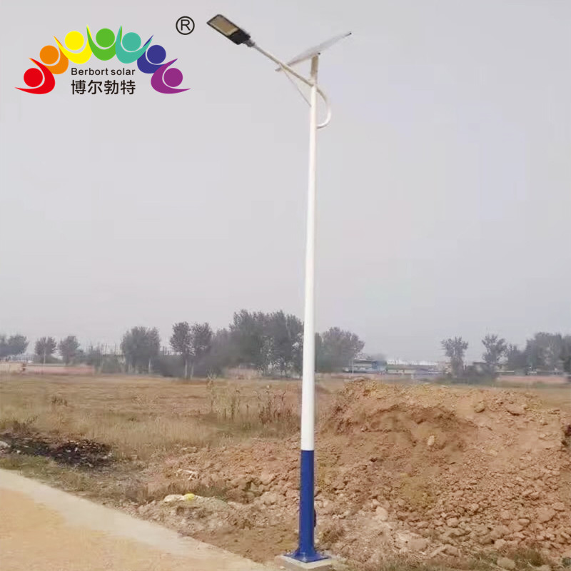 西 藏太阳能路灯 乡村振兴道路户外照明LED路灯杆厂家批发博尔勃特