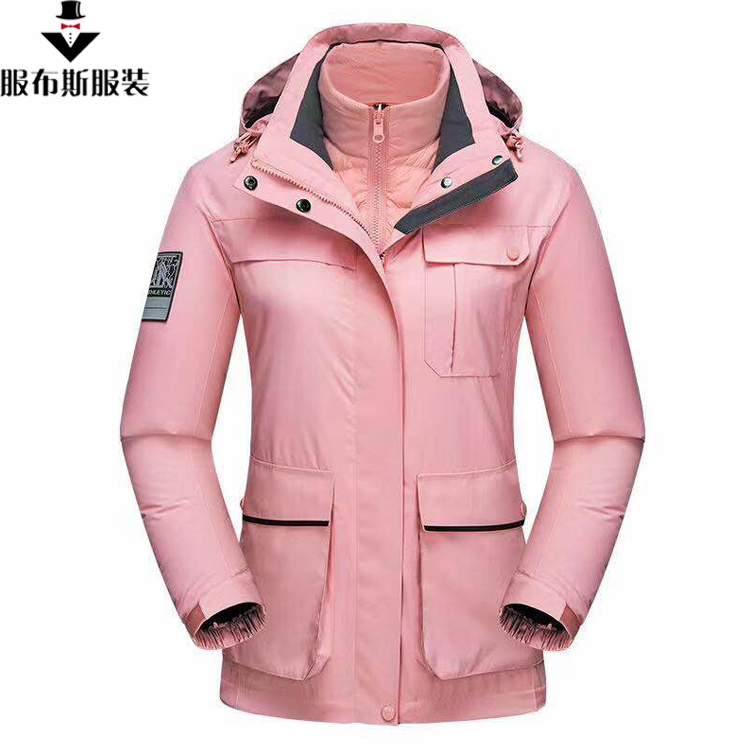 服布斯 防风防寒棉服 冬季加绒加厚工作服 防静电冬装可拆卸可定制