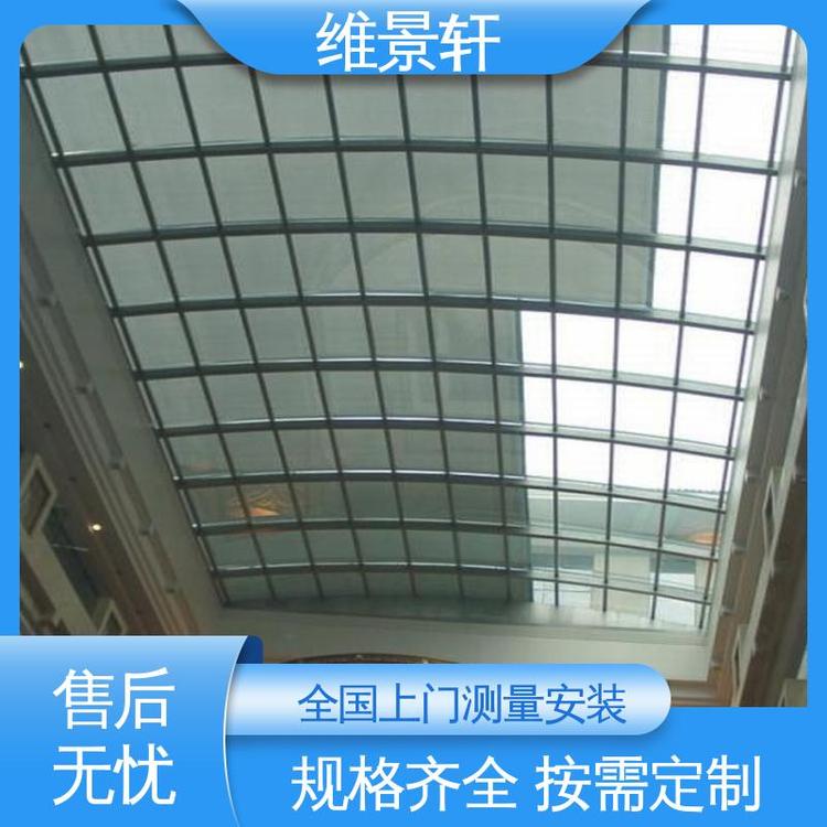 维景轩 十年质保 fcs折叠天棚帘 庭院电动遮阳帘 隔热降温