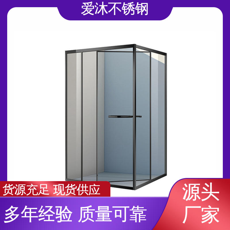 爱沐 洗澡间隔断门 一字型淋浴房 防腐防霉 易安装性