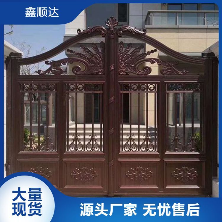 长 春厂家高档对开铜门 品质施工 多年技术经验
