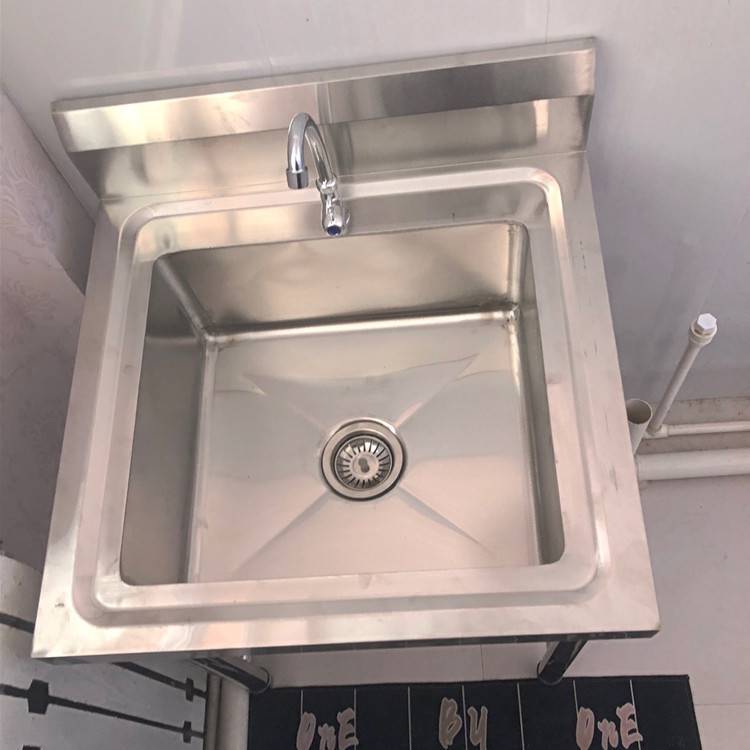 批发304不锈钢水池单槽洗碗池饭店三人位洗手池定制