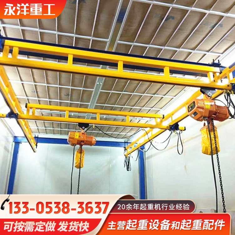 组合式kbk柔性吊起重机1.5m转弯半径 结构合理牢固 安全稳定