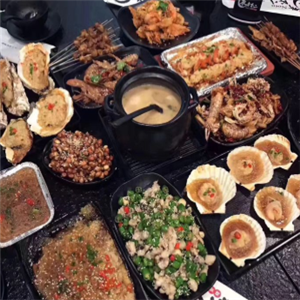 夜半不二海鲜碳烤