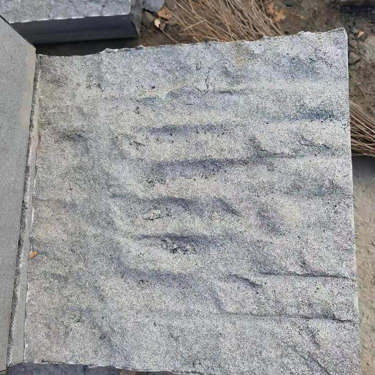 芝麻黑石材 广场地铺石 康源加工生产 火烧面 耐腐蚀
