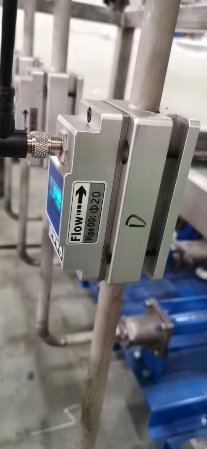 分体式高温型夹钳式流量计 小管径不锈钢 PVDF PVC管都适用