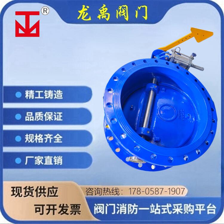 龙禹阀门 蝶形缓闭止回阀 HH47XH 防水锤蝶式逆止阀 DN50 -DN1200