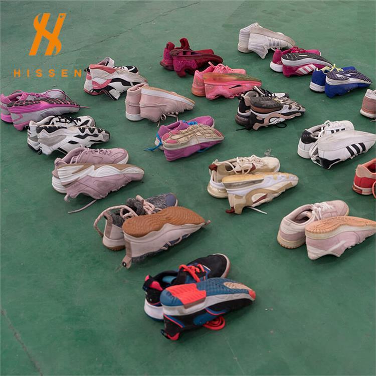 二手鞋批发 飞织网鞋透气运动鞋旧鞋出口伊拉克used brand shoes