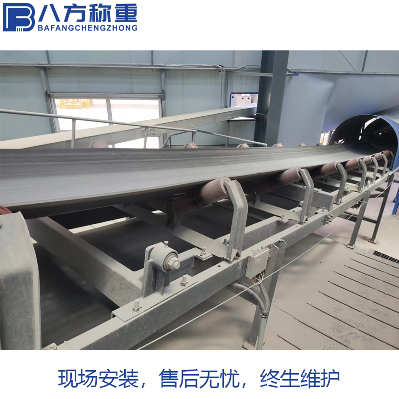 八方称重 有机复合化肥计量皮带秤 矿山皮带输送机配料秤生产厂家