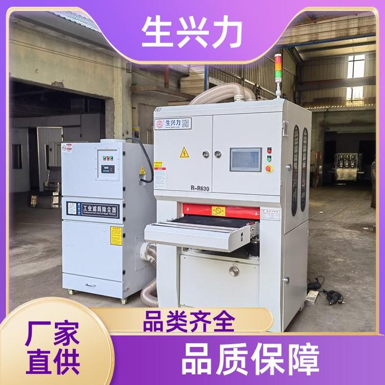 生兴力台式抛光机RR630 金属砂光表面处理一体机