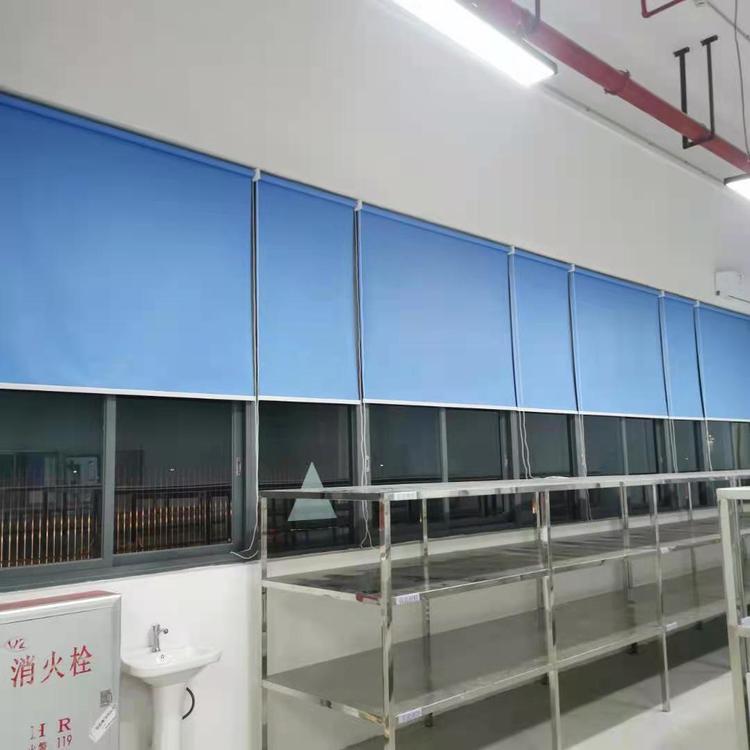 名联新中式涤纶遮光卷帘 适用于酒店办公室工厂学校