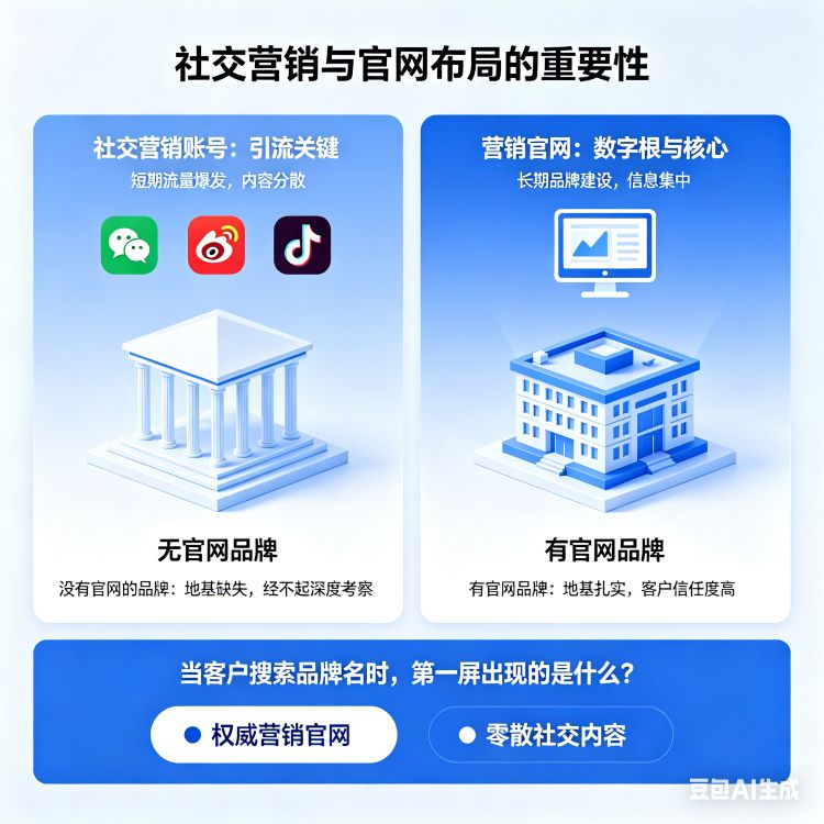 你的抖音和小红书，真的能代替营销型官网吗？（营销科技视角拆解）