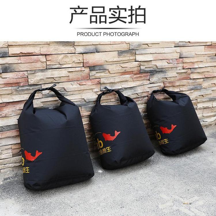 富源帆布袋装鱼钓鱼乾坤活鱼袋加厚折叠野钓便携鱼护包多功能手提装鱼袋工厂直销